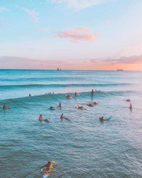 有关一缕阳光, 冲浪摄影, 夏威夷的免费素材图片