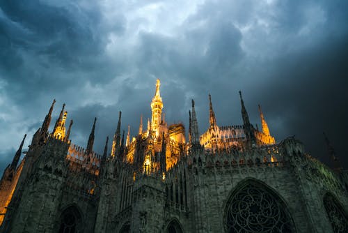 有关duomo di milano, 中世紀, 从下面的免费素材图片