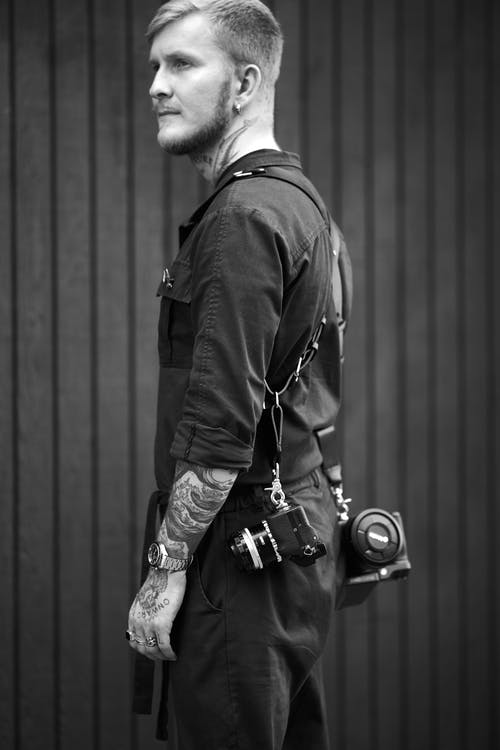 有关3C用品, bw, 人的免费素材图片