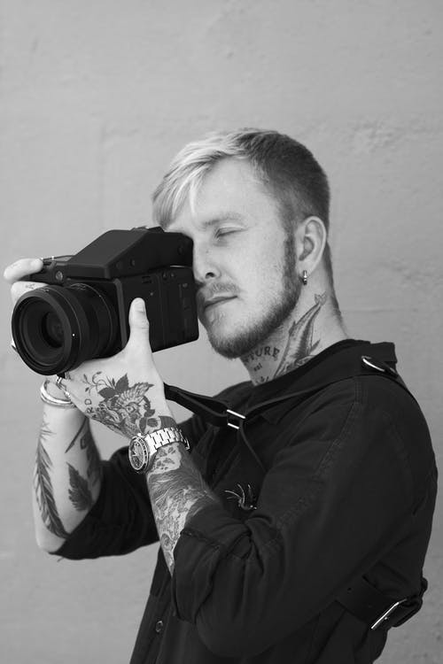 有关3C用品, bw, 人的免费素材图片