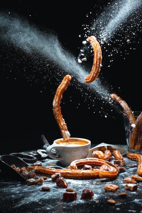 有关churros, 创意摄影, 在空中的免费素材图片