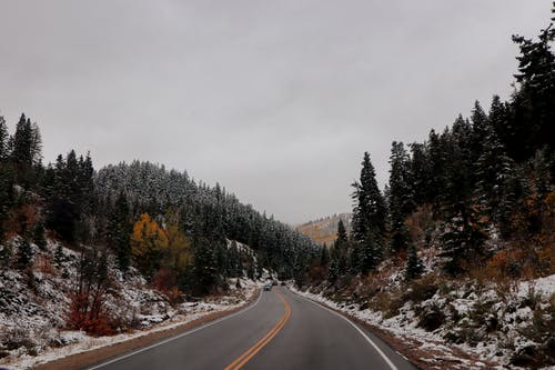 有关公路旅行, 冬季, 冷静的免费素材图片
