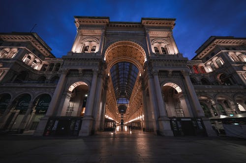 有关galleria vittorio emanuele ii, 从下面, 入口的免费素材图片