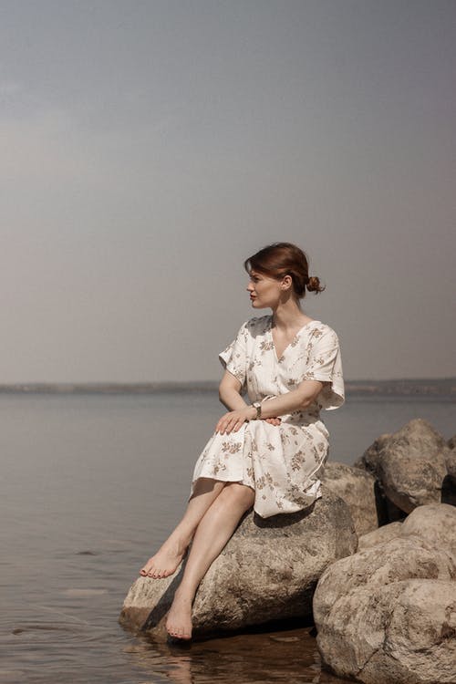 有关全景, 坐, 大石头的免费素材图片