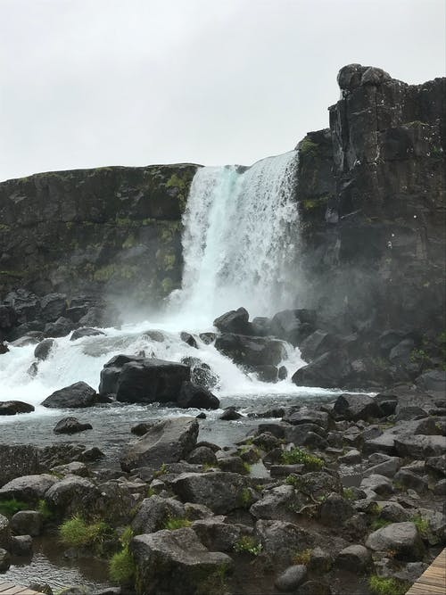 有关?xarárfoss, 低角度, 冒险的免费素材图片