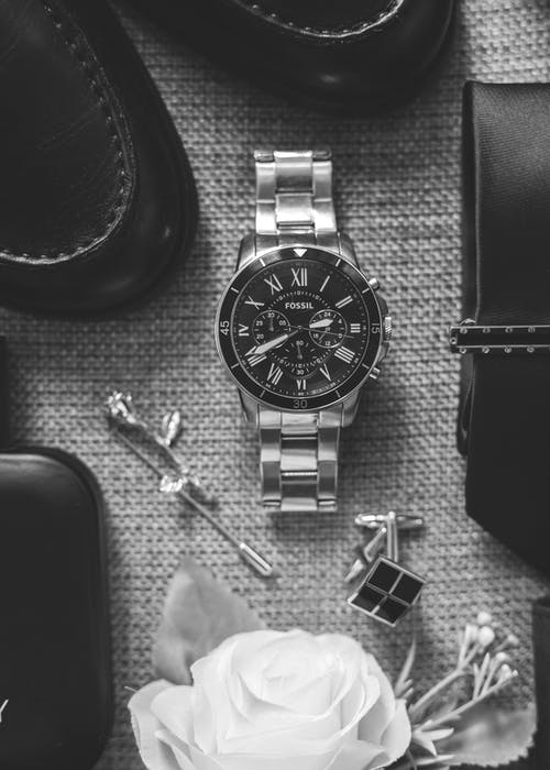 有关Analog Watch 美国手表品牌, 化石, 单色的免费素材图片