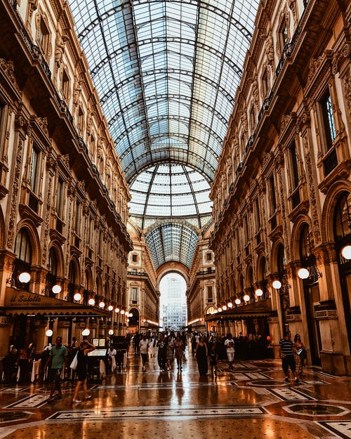 有关galleria vittorio emanuele ii, 从下面, 假期的免费素材图片