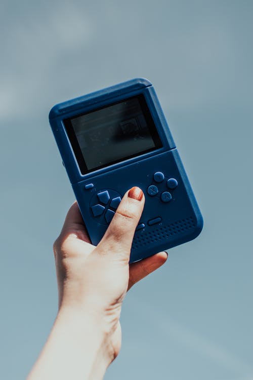 蓝色nintendo Game Boy颜色 · 免费素材图片