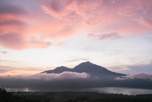 有关剪影, 多云的, 山的免费素材图片