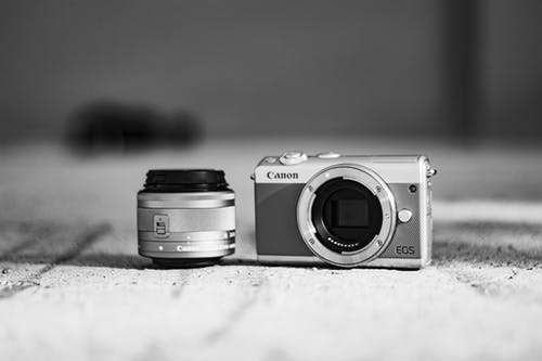 有关佳能, 单反相机, 单色的免费素材图片