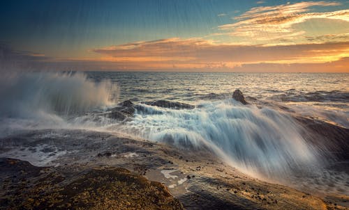 有关光, 动态, 地平线的免费素材图片