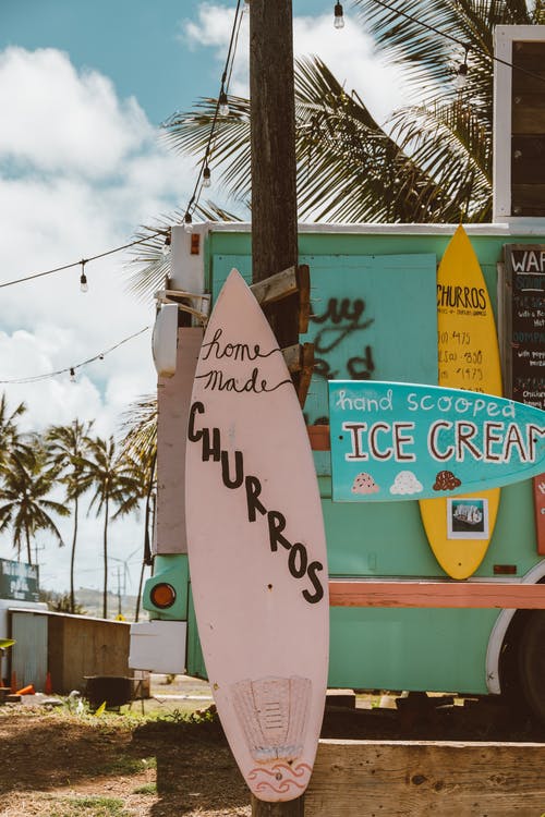 有关churros, 公车, 冰淇淋的免费素材图片