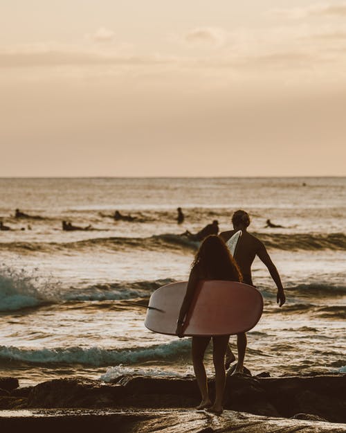 有关冲浪女孩, 冲浪爱好者, 夏威夷的免费素材图片