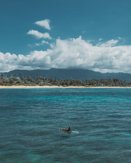 有关在云层之上, 夏威夷, 无人机相机的免费素材图片