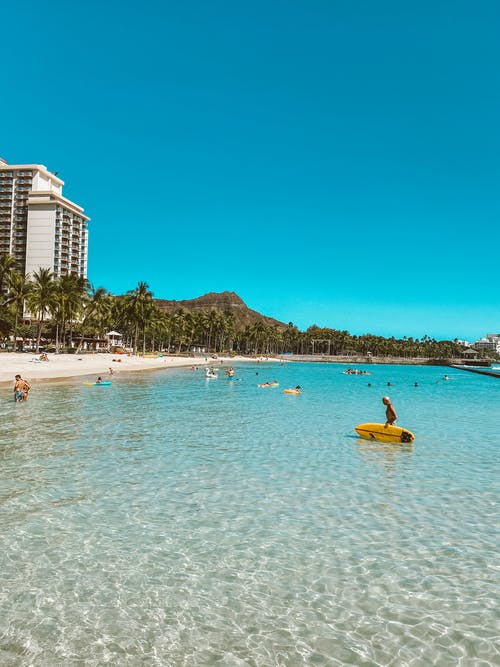 有关冲浪爱好者, 地平线, 夏威夷的免费素材图片