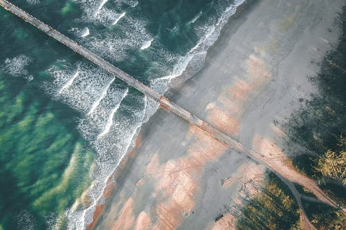 鸟瞰海洋 · 免费素材图片