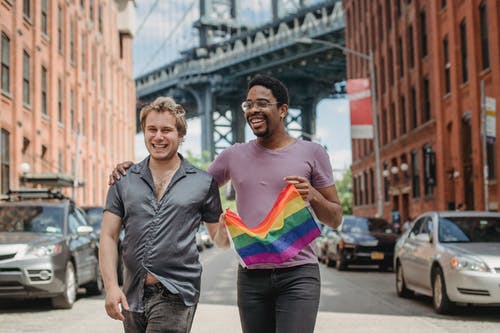 有关lgbt标志, 一对, 享受的免费素材图片