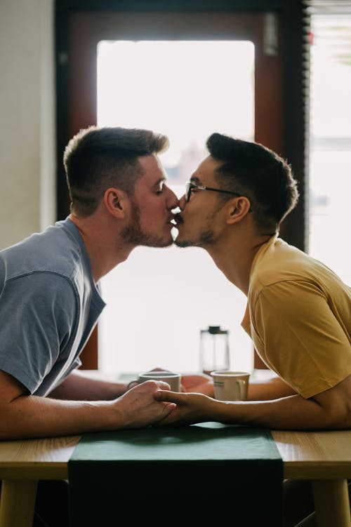 有关一对, 人们接吻, 同志的免费素材图片
