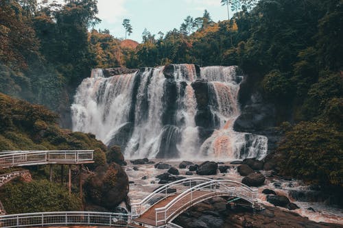 有关skogafoss, 俯瞰, 小河的免费素材图片