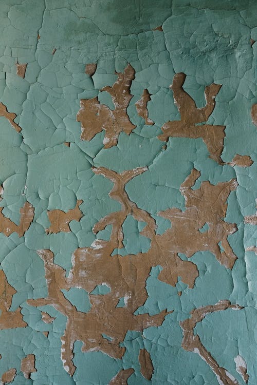 蓝色和白色的混凝土墙 · 免费素材图片