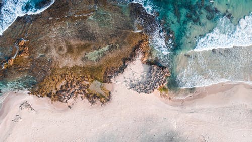 有关俯视图, 海岸线, 海滨的免费素材图片