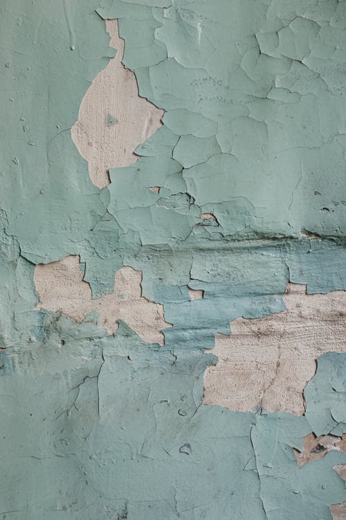 蓝色和白色的混凝土墙 · 免费素材图片