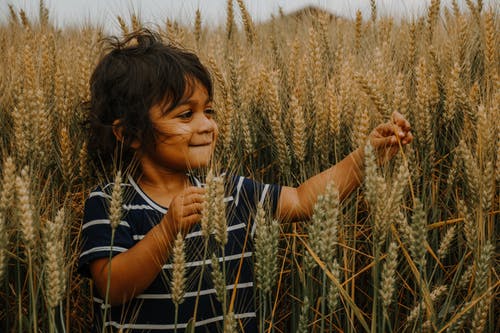 有关儿童, 圆领t恤, 微笑的免费素材图片