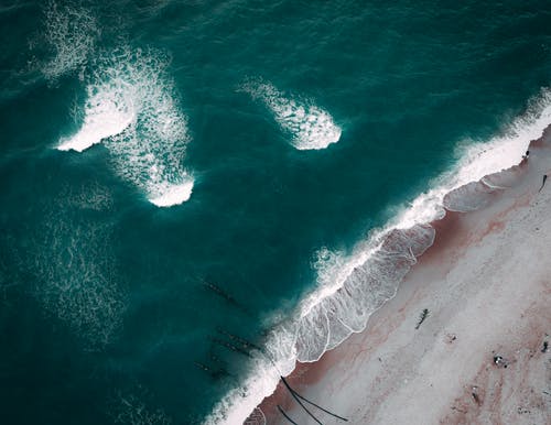 有关俯视图, 土耳其蓝, 招手的免费素材图片