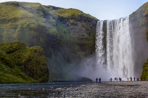 有关skógafoss瀑布, 公园, 冰岛的免费素材图片