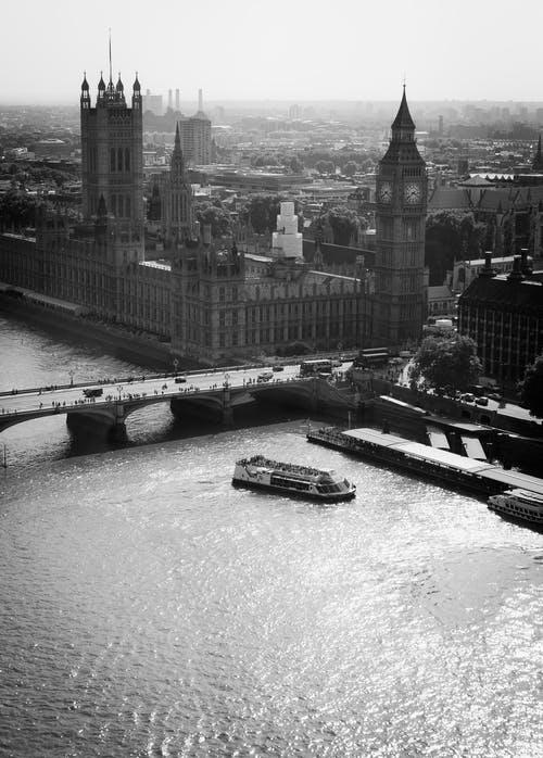 有关伦敦大笨钟, 地标, 垂直拍摄的免费素材图片