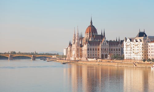 有关匈牙利议会大楼, 城市, 塞切尼链的免费素材图片