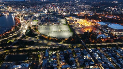 有关城市, 建筑, 晚上的免费素材图片