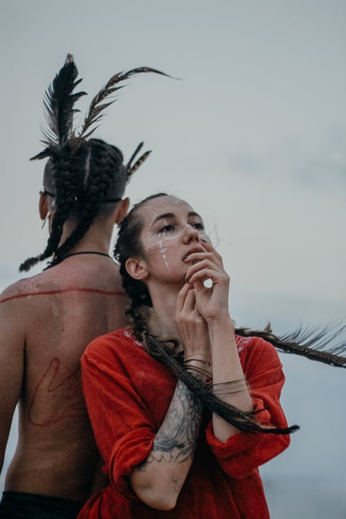 有关一对, 人, 人体彩绘的免费素材图片