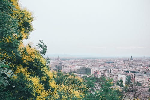 从山上风景如画的城市风景 · 免费素材图片