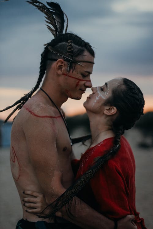 有关一对, 人, 人体彩绘的免费素材图片