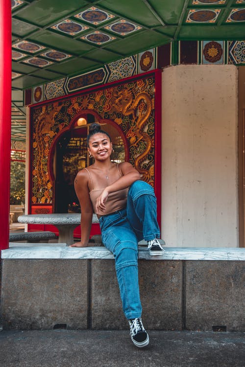 有关中空装, 亚洲建筑, 坐的免费素材图片