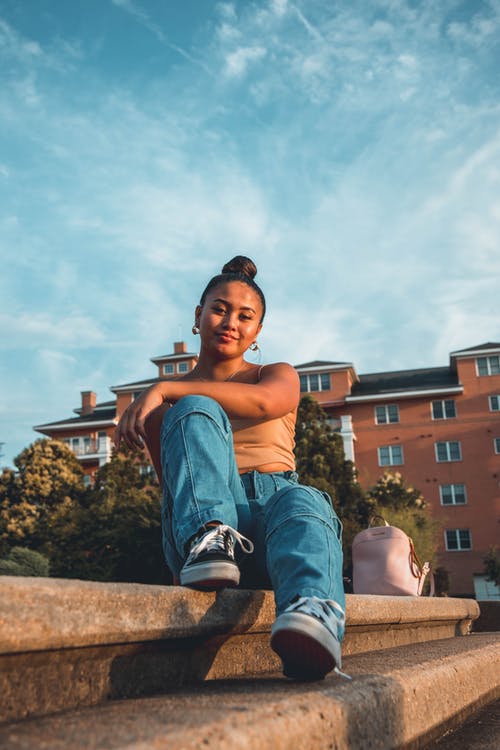 有关冷, 坐, 垂直拍摄的免费素材图片