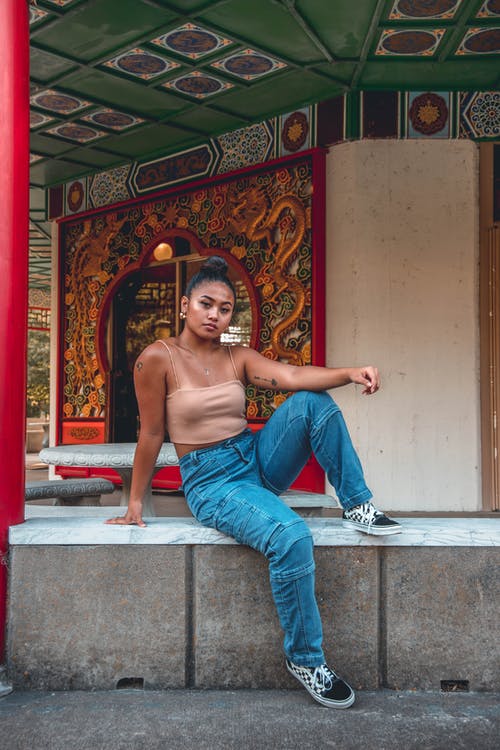 有关中空装, 亚洲建筑, 坐的免费素材图片