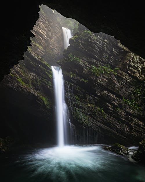 有关冷, 周四瀑布, 岩石的免费素材图片