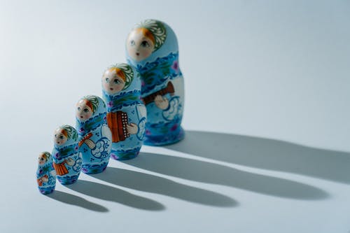 有关matrioshka, 体型, 俄罗斯套娃的免费素材图片