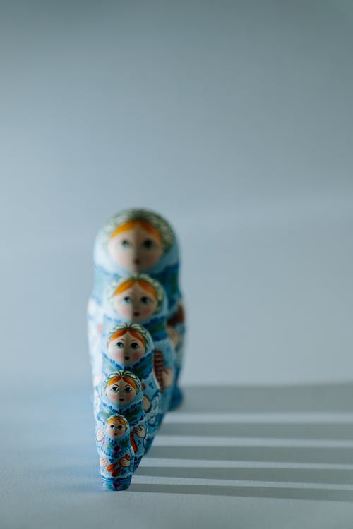 有关matrioshka, 体型, 俄罗斯套娃的免费素材图片