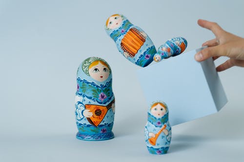 有关matrioshka, 体型, 俄罗斯套娃的免费素材图片