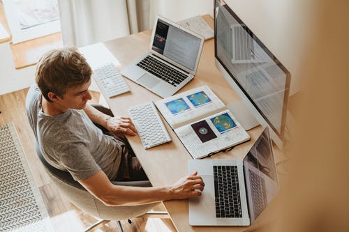 有关iMac 电脑, MacBook, 互联网的免费素材图片