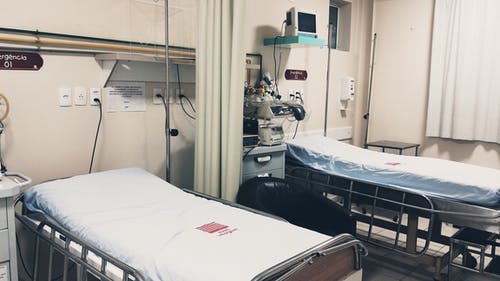 有关医院病床, 室内, 空的的免费素材图片