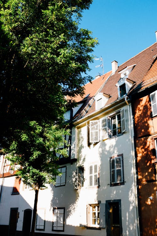 有关不动产, 从下面, 低角度的免费素材图片