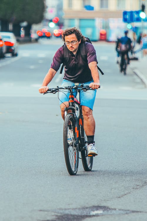 有关人, 单车骑士, 垂直拍摄的免费素材图片