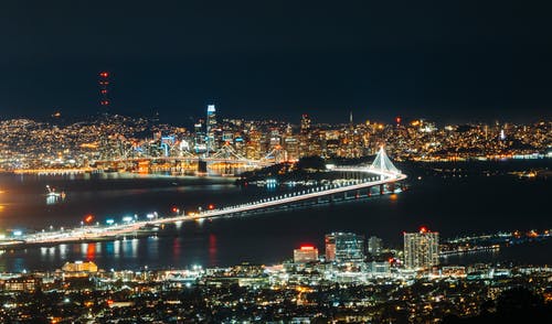 有关加州, 城市, 城市的灯光的免费素材图片