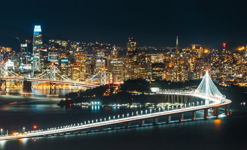 有关加州, 城市, 城市的灯光的免费素材图片