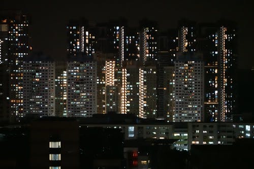 有关城市, 城市的灯光, 夜间的免费素材图片