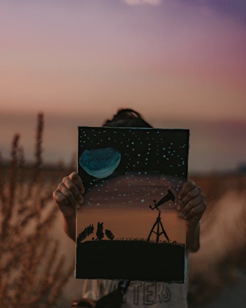 有关夕阳的颜色, 戶外, 手的免费素材图片